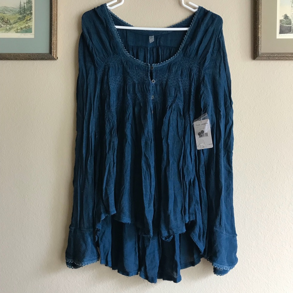 Free People Long Sleeve Blouse